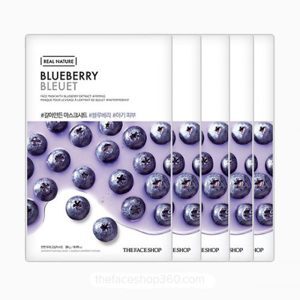 Mặt nạ việt quất Real Nature Mask Blueberry