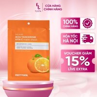 Mặt nạ Vitamin C The Pure Jeju Tangerine VITA C Mask Sheet Pretty Skin 25ml