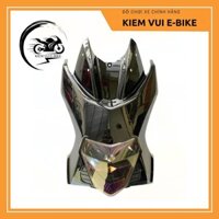 Mặt nạ xe điện xmen màu đen BÓNG lắp sẵn đèn zipat theo màu Phụ Tùng