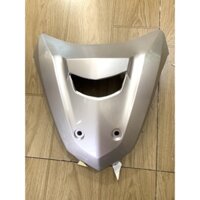 mặt nạ xe FUTURE 125 đời pha đèn led có 2 lổ để gắn rổ màu bạc