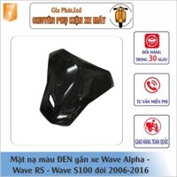 Mặt nạ xe Wave alpha , Wave RS, Wave S100 đời 2006-2016 nhựa ABS cao cấp màu ĐEN -SPP-2459
