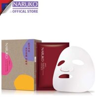 Mặt Nạ Ý Dĩ Nhân Đỏ Se Lỗ Chân Lông 10 miếng Naruko  RJT Pore Minimizing and Brightening Mask 10 pcs/ box (25ml / Miếng