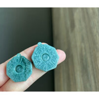 Mặt Ngọc Jadeite Jade A chạm bát quái