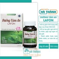 Mất ngủ Dưỡng tâm an Lafon thuốc ngủ hỗ trợ ngủ ngon cho người khó ngủ giúp ngủ ngon và sâu giấc, Hộp 30 viên