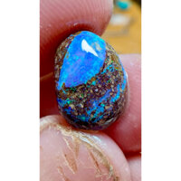 Mặt nhẫn boulder opal úc