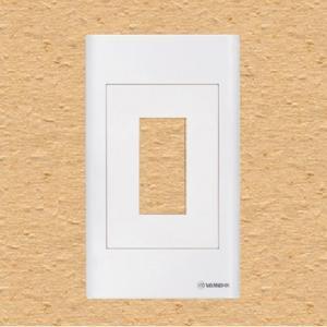 Mặt nhựa chứa 1 MCB kiểu M Sino S18121/M