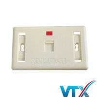 Mặt ổ cắm mạng âm tường COMMSCOPE/AMP 1 port chính hãng