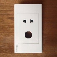 Mặt ổ đơn + 1 công tắc S18UX Sino