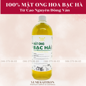 Mật ong bạc hà đồng văn - hà giang chai 350ml