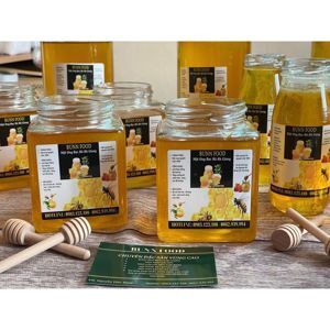 Mật ong bạc hà đồng văn - hà giang chai 350ml