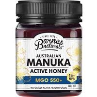 Mật ong Barnes Naturals Australian Manuka Honey 500g MGO 550+