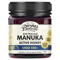 Mật ong Barnes Naturals Australian Manuka Honey MGO 550+ 1kg