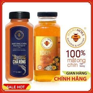 Mật ong chín Honimore Cha Rồng chai 500g