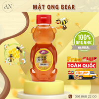 Mật ong con gấu Hoa Bốn Mùa chai 350g (Đặc sản Tây Bắc)