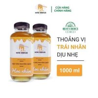 Mật Ong Hoa Nhãn Lọ Vuông 1 Lít