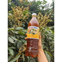 Mật ong hoa nhãn nguyên chất 100% mật thơm,sánh bảo hành chất lượng chai 500ml,1 lít