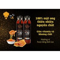MẬT ONG HOA RỪNG SƠN LA HONEY LAND (470G/CHAI)