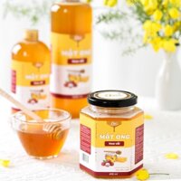 Mật Ong Hoa Vải Nguyên Chất Thể Tích Thực 450 -  500ml - 1000ml Chai Nhựa Tiện Lợi - 450ml