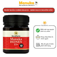 Mật Ong Manuka 15+ - Manuka - Mật ong Manuka nhập khẩu - Trọng Lượng 250gr - MGO 515+ - Hỗ Trợ Chữa Các Bệnh Viêm Họng