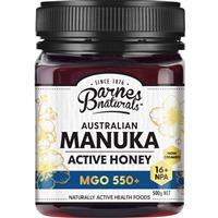 Mật ong Manuka Úc Barnes Naturals Australian Manuka Honey 500g MGO 550+