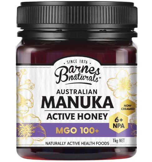Mật ong Manuka Úc Barnes Naturals Australian Manuka Honey 1kg MGO 100+