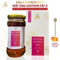 Mật ong ngâm saffron Tây á, bổ sung sữa ong chúa - Hộp cao cấp