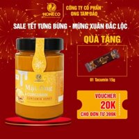 Mật ong nghệ Curcumin HONECO 500g - Thơm ngon bổ dưỡng, tốt cho người bị đau dạ dày.