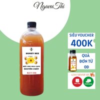 Mật Ong Nguyên Chất NGAVATHI Chính Gốc Tây Nguyên, Mật Ong Hoa Cà Phê Vàng Sánh 1Lit Chai Nhựa