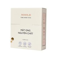 Mật Ong Nguyên Chất, Pure Honey Stick, 15 Gói (225g) - MIELE