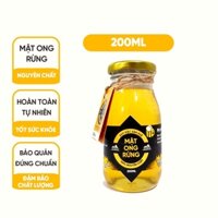 Mật Ong Rừng 100% Nguyên Chất Ship Đặc Sản Huế 200ml Chai Thuỷ Tinh