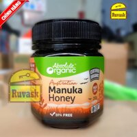 Mật Ong Rừng Nguyên Chất Úc CHÍNH HIỆU Absolute Organic - Australian Manuka Honey 250g Eco Farm (Ruvask chuyên hạt chia úc óc chó mỹ hạnh nhân hạt điều...nhâp)