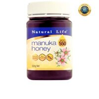 Mật ong thiên nhiên Manuka Honey Natural Life Úc (MGO 550/15+) 500g