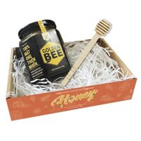 Mật Ong Thiên Nhiên Tặng Kèm Cây Gỗ Lấy Mật Ong– Golden Bee Natural Honey 240g