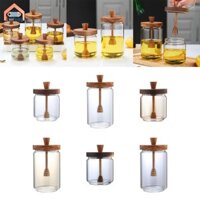 Mật Ong Thủy Tinh Lọ Mật Ong Trong Suốt Bảo Quản Mật Ong Hộp Đựng Nước Ngọt Văn Phòng Xi-rô Bàn Ăn