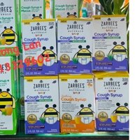 Mật Ong Zarbee's Naturals Dark Honey + Ivy Naturals Cho Bé - Siro Zarbees Baby Các Loại