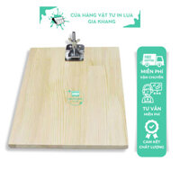 Mặt phẳng gỗ in lụa, mặt bàn gỗ in lụa kèm kẹp bướm in lụa kích thước 30x40cm