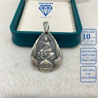 Mặt phật bản mệnh bạc thái, Mặt dây chuyền bạc nam nữ trang sức PHJ