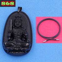 Mặt phật Bất động minh vương đen 5 cm MTAENE2