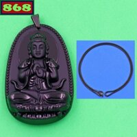 Mặt phật Đại nhật như lai đá đen 3.6 cm, Phật bản mệnh