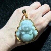 Mặt phật di lặc bọc vàng 10k