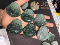 Mặt Phật Di Lặc Ngọc Jade Tự Nhiên