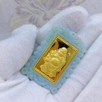 Mặt phật di lặc ngọc phỷ thuý .