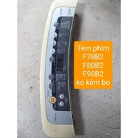 Mặt phím bấm máy giặt Panasonic F78B2 F80B2 F90B2 tháo máy Cũ zin