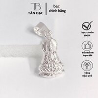 mặt quan âm , mặt dây chuyền nữ , bạc 925 sáng đẹp - TÂN BẠC STORE