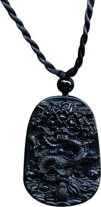 Mat Rong Đa Obsidian Ngọc Quý Gemstones GA186