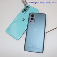 Mặt Sau Kính Cho Oneplus Nord 2 5G Vỏ Pin Bảng Điều Khiển Phía Sau Cửa Thay Thế Phần Cho One Plus 1 + Nord2 & Camera Len