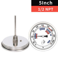 Mặt số bằng thép không gỉ Đầu dò lưỡng kim Nhiệt kế bia Nhiệt kế gia đình Nồi hơi ủ Nước cất Nhiệt kế cồn Phụ kiện