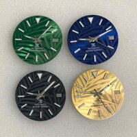 Mặt số đồng hồ dạ quang màu xanh lá cây 28,5MM + Phụ kiện đồng hồ đeo tay đồng hồ đeo tay cho phong trào NH35 Nhật Bản