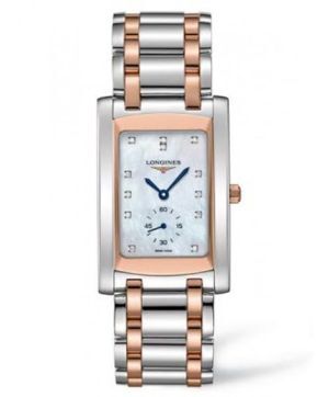 Mặt số đồng hồ được gắn 12 viên Kim cương, tổng cộng: 0.055 carats. L5.655.5.88.7