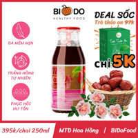 Mật Táo Đỏ Hoa Hồng Tâm An 250ml - Bí Đỏ Food - Da Dẻ Mịn Màng Hồng Hào Sáng Khỏe